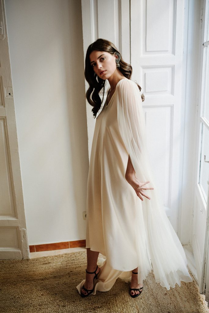 Noir et Blanc. look plisado novia