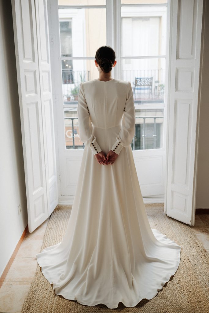 Noir et Blanc: el sofisticado negro. Vestido novia largo