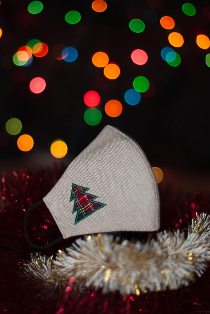 mascarilla árbol de navidad