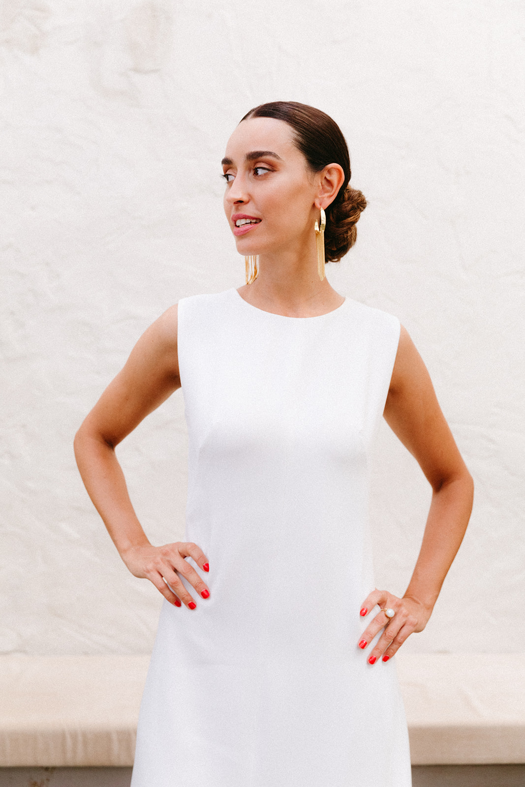 vestido sin mangas