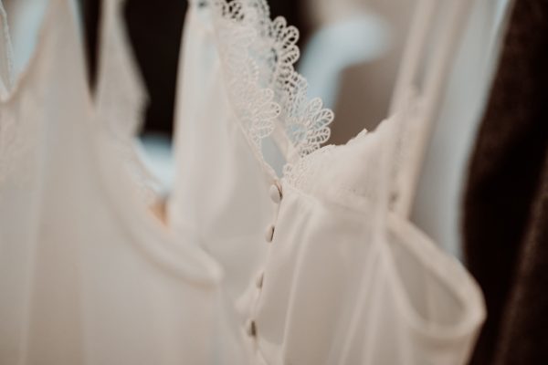 camisón para novia corto