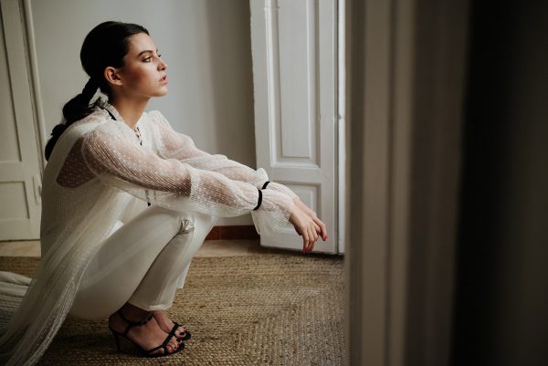 pantalón de novia