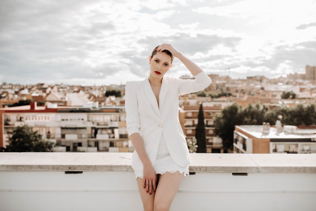 blazer y falda