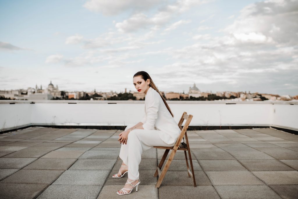 traje de chaqueta para novia