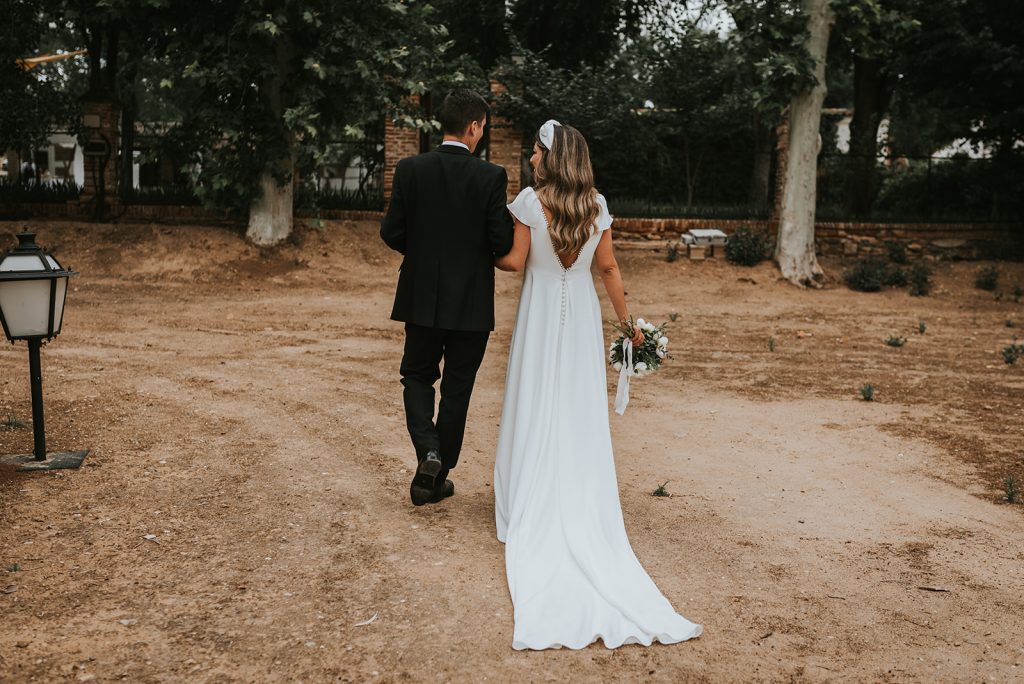 vestido novia escote espalda