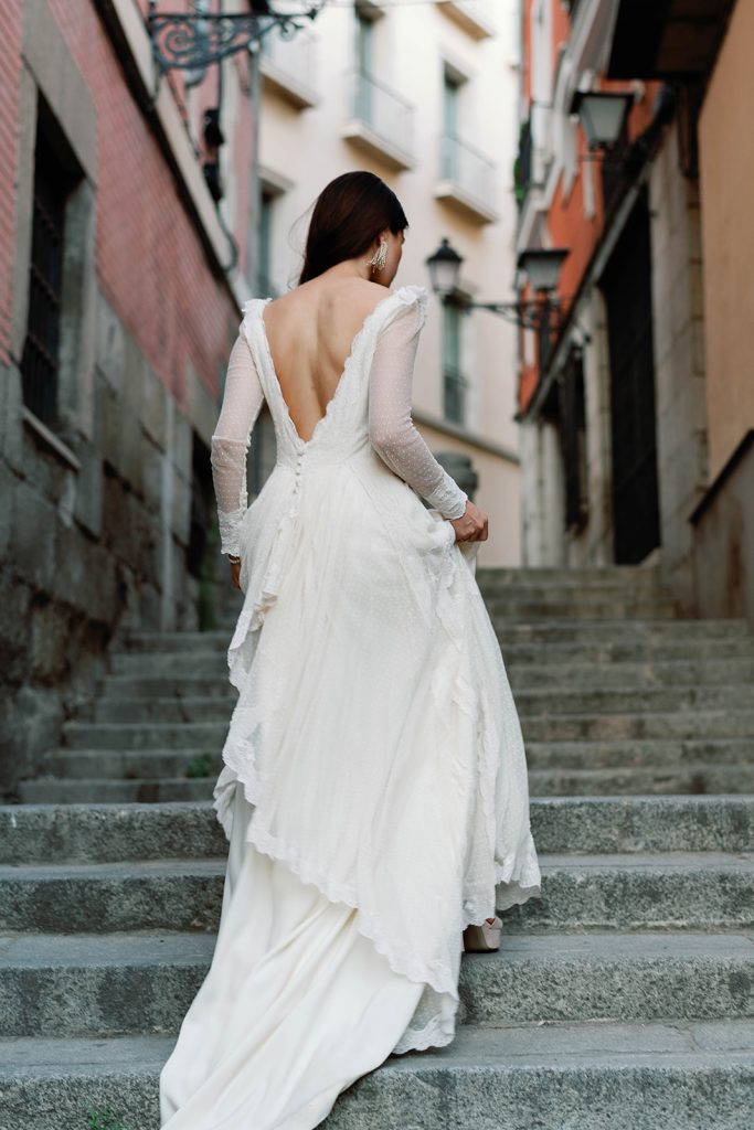 vestido novia largo a medida