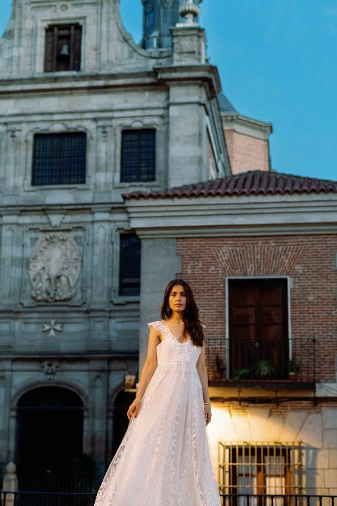 vestido ancho novia