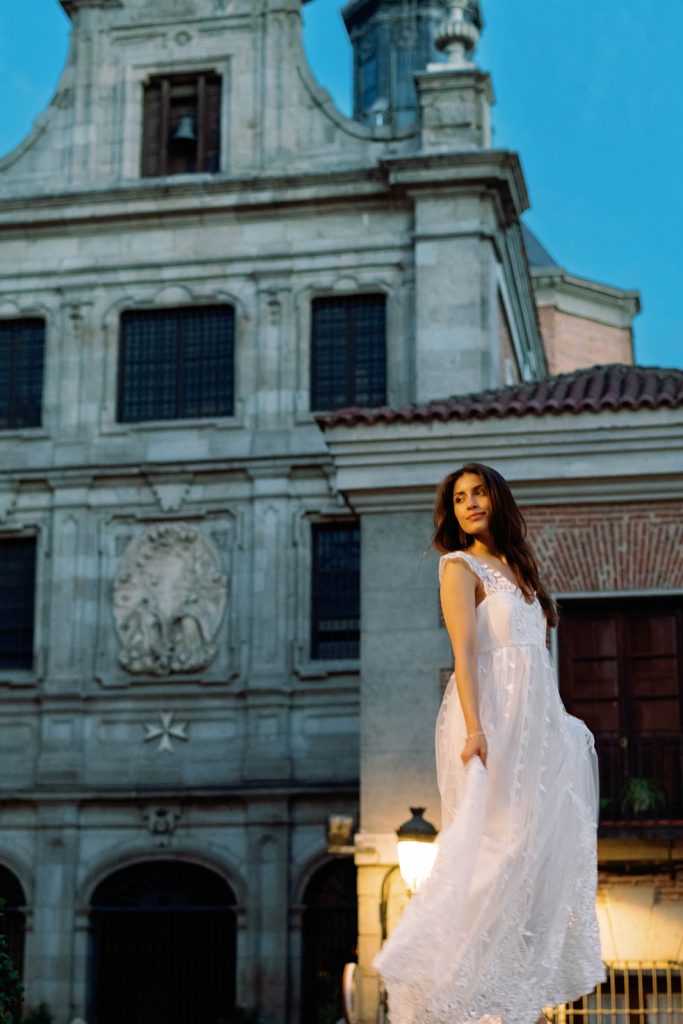 vestido fluido novia