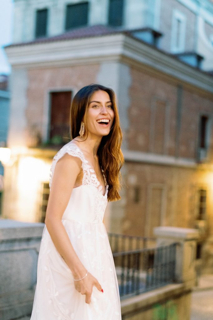 vestido escote novia