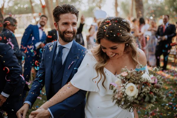 Vestido novia hombros descubiertos