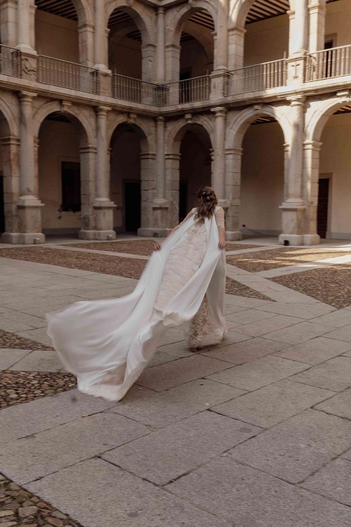vestido Lamaryé novia artesanal
