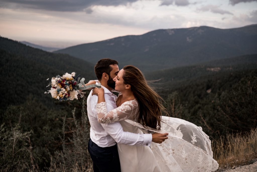 abrigo para novia