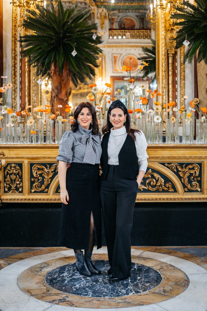 Ana Oria y Cristina Muñoz diseñadoras de la firma Lamaryé en Atelier Couture ASN DESFILE