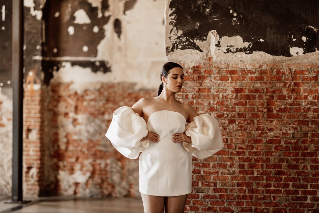 vestido mini novias