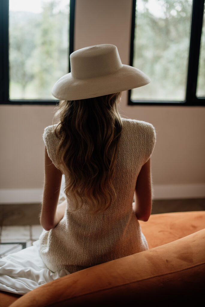 sombrero novia y chaleco