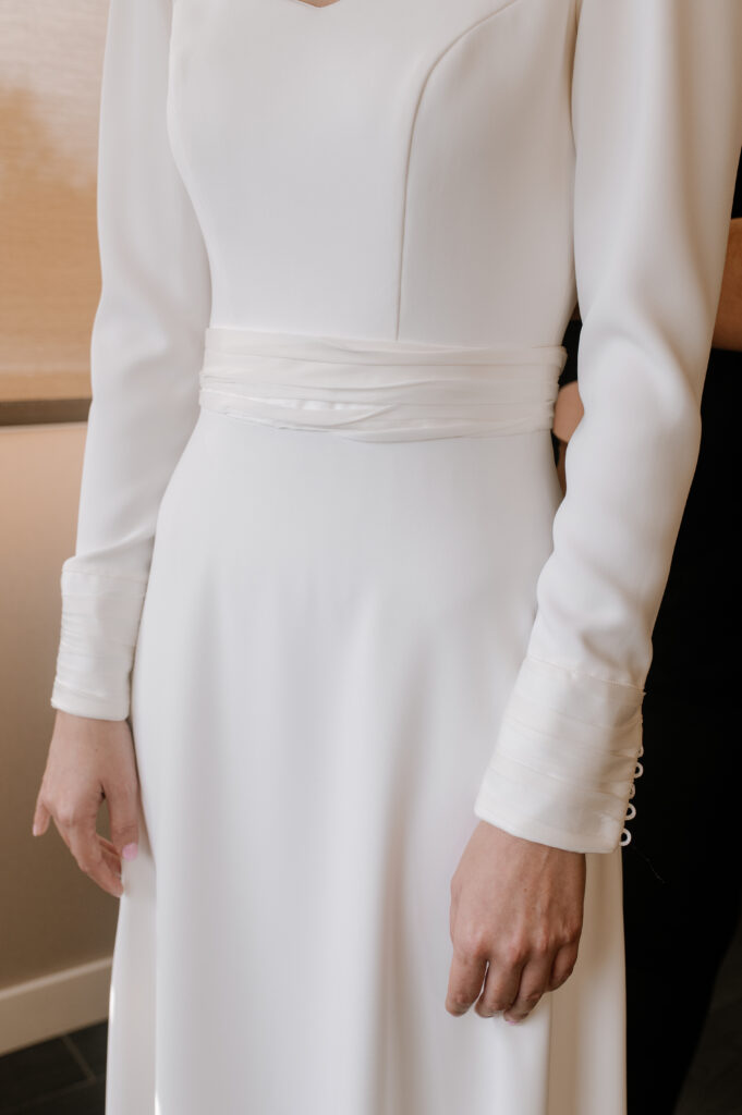 vestido novia invierno