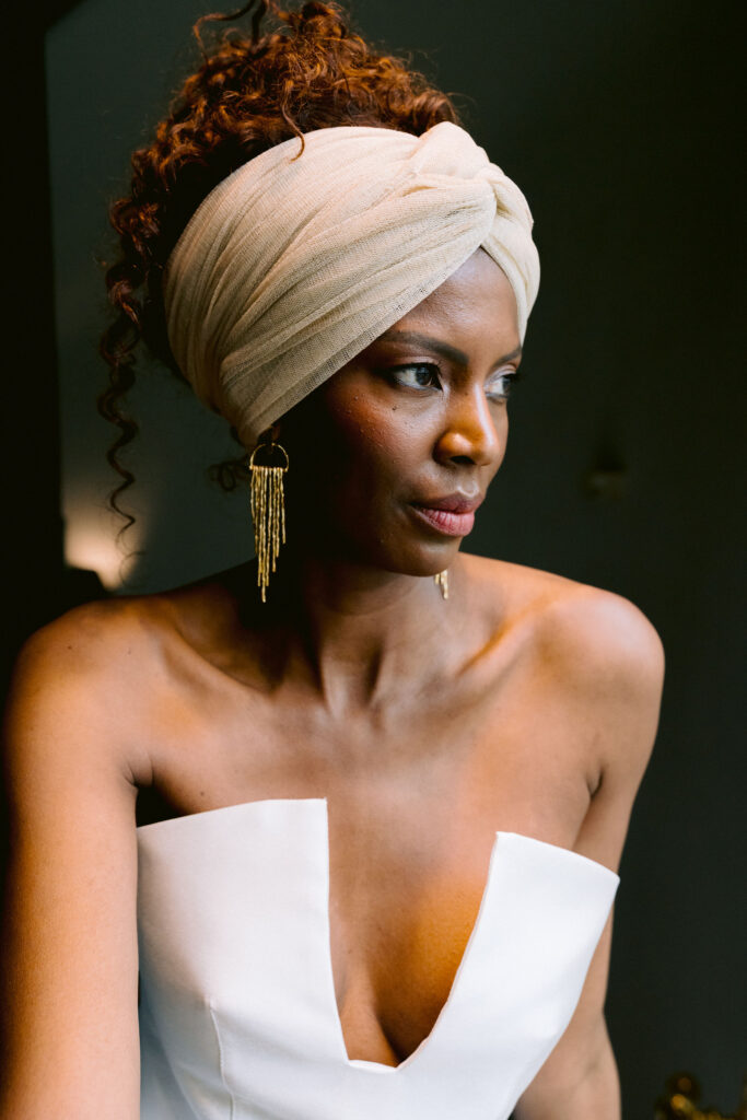 vestido novia turbante novia