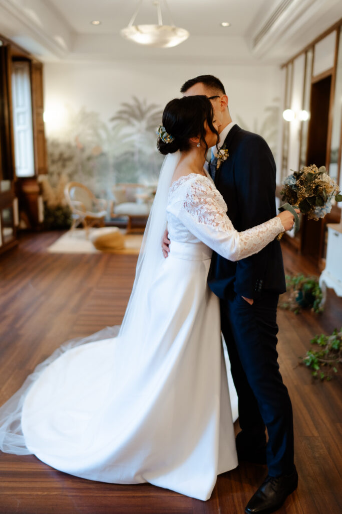 vestido novia transformado
