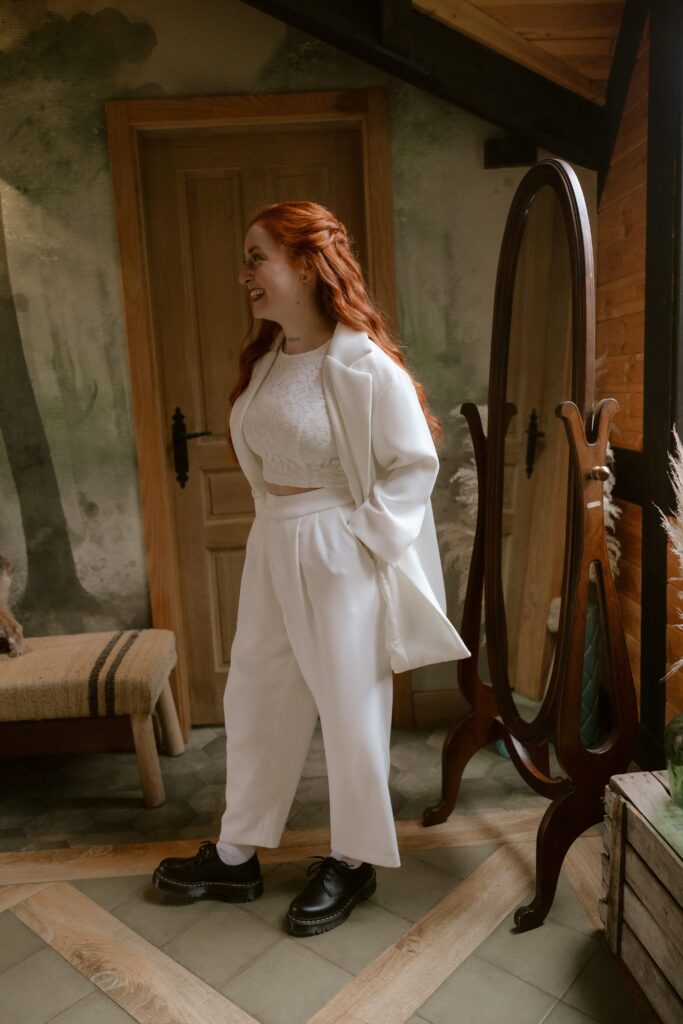 novia con traje