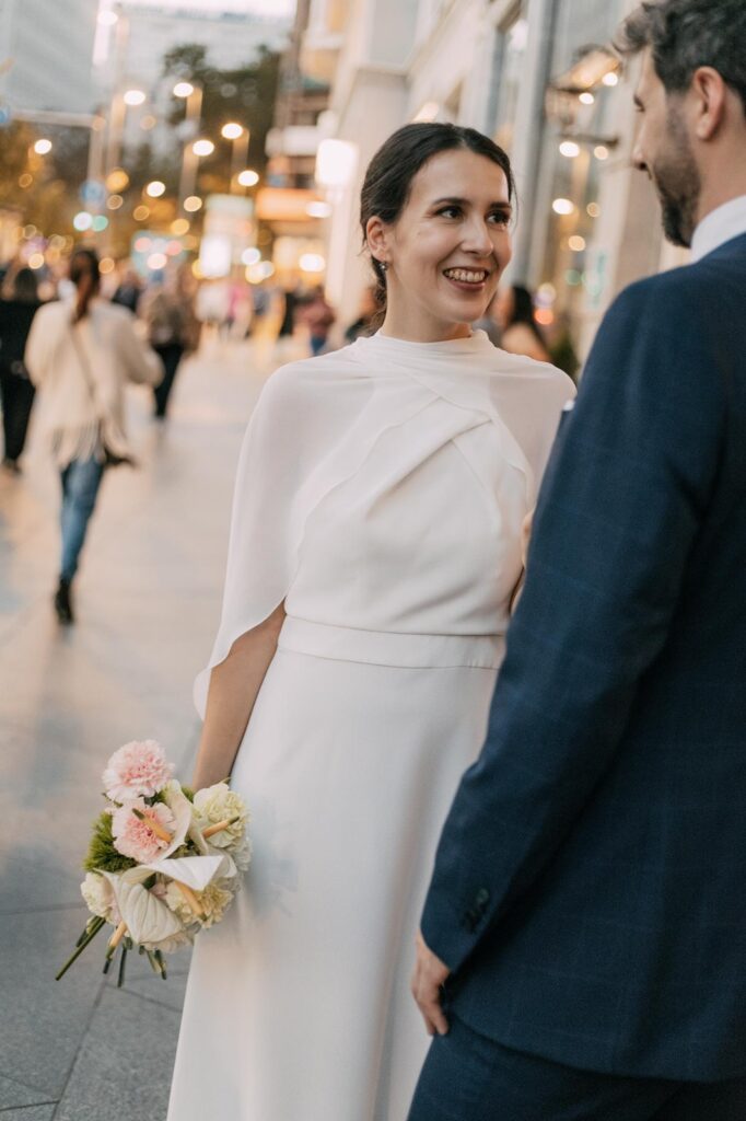 Ainhoa novia lamaryé vestido